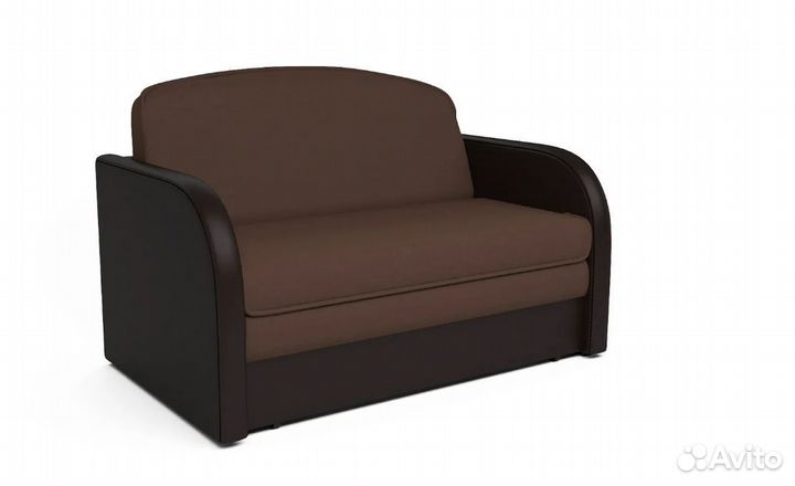 Диван выкатной Малютка коричневый