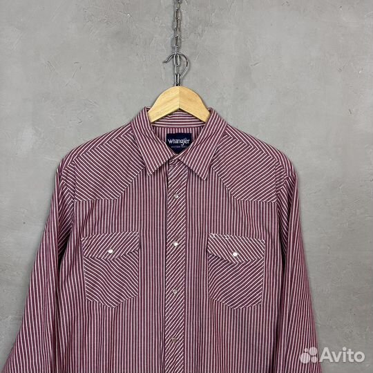 Рубашка Wrangler L Western Shirt Винтаж