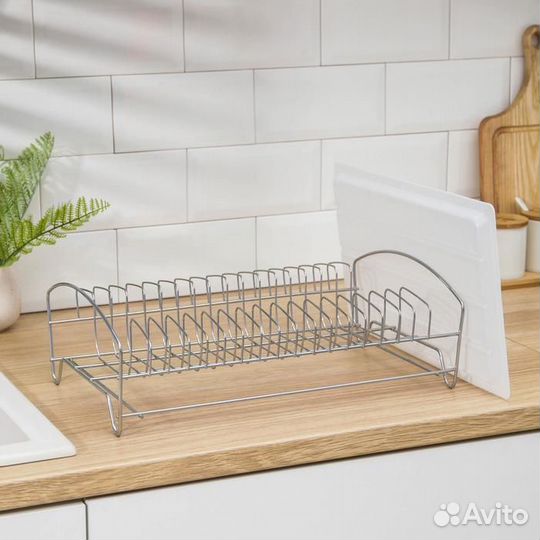 Сушилка для посуды с поддоном, 392512 см, цвет хро