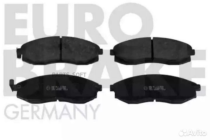 Eurobrake 5502222251 Колодки тормозные передн