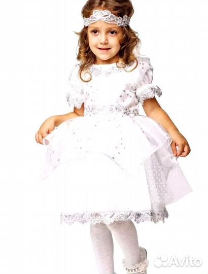 Костюм снежинки 110 размер для девочек