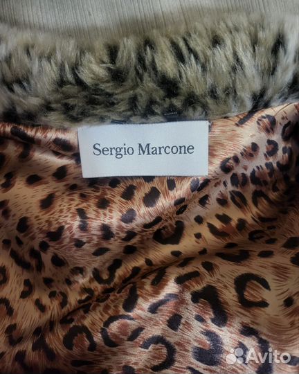 Искусственная шуба леопардовая