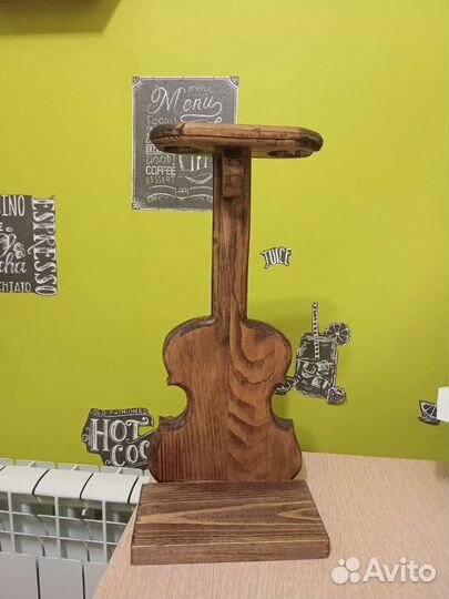 Подставка для вина и бокалов