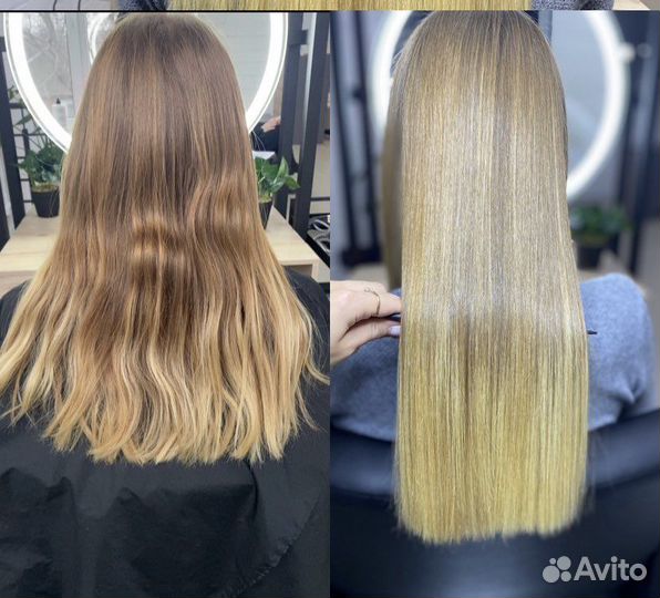 Восстановление, лечение, выпрямление, волос