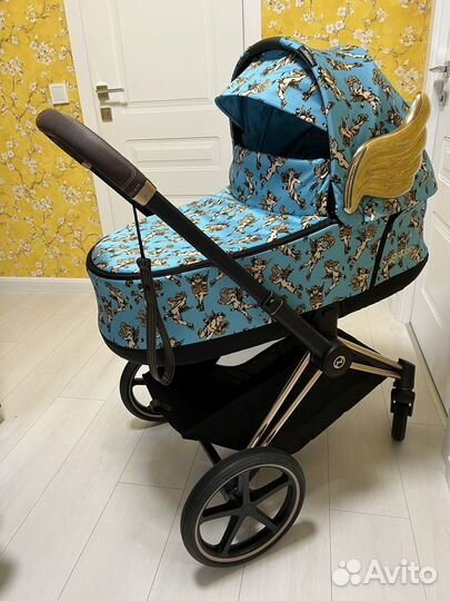 Коляска cybex priam Jeremy Scott Cherubs Blue