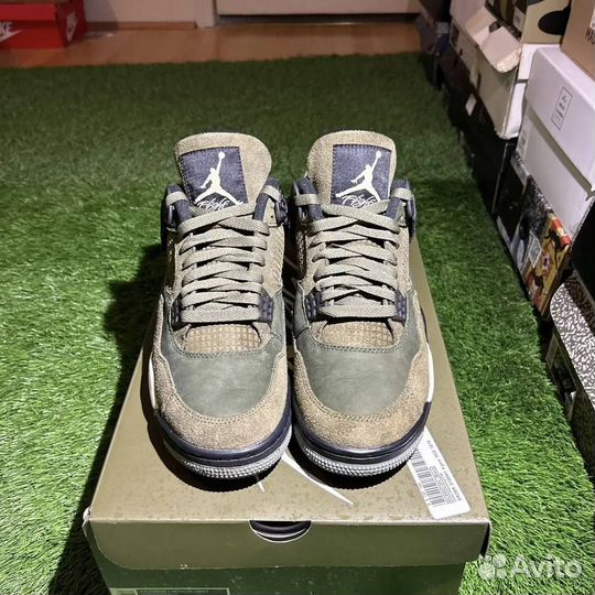 Nike air jordan 4 retro olive оригинал