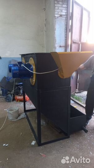 Трехсекционная мойка, сушка для переработки