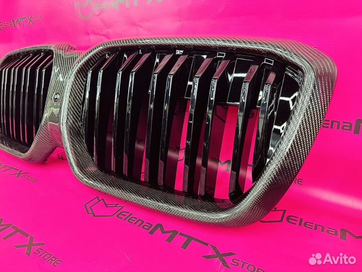 Решетка радиатора BMW iX3 G08i M карбон