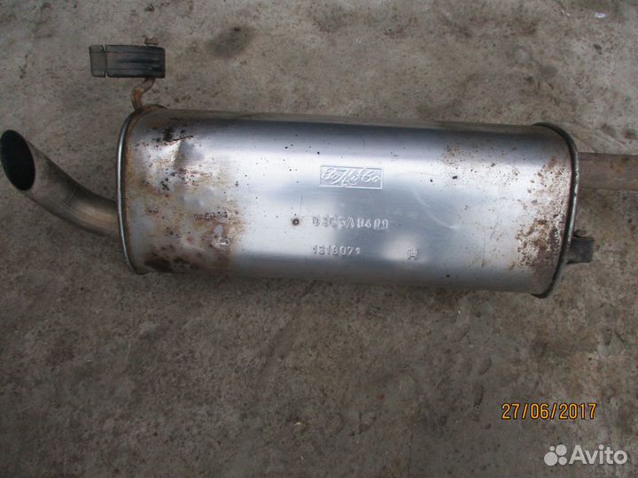 Глушитель в сборе Форд Фьюжн 2008г. 1,4