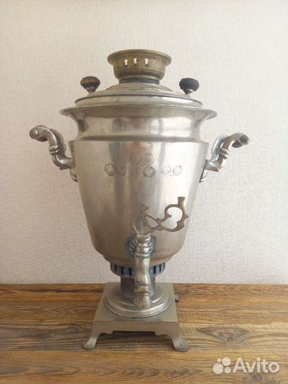 Самовар угольный на дровах Рюмка Ваза Воронцов