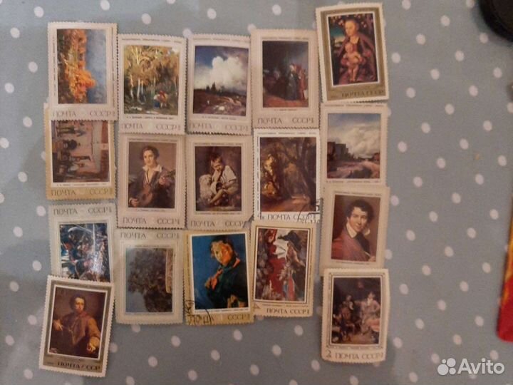 Почтовые марки СССР, спичечные этикетки