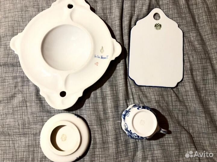 Фарфоровая посуда гжель