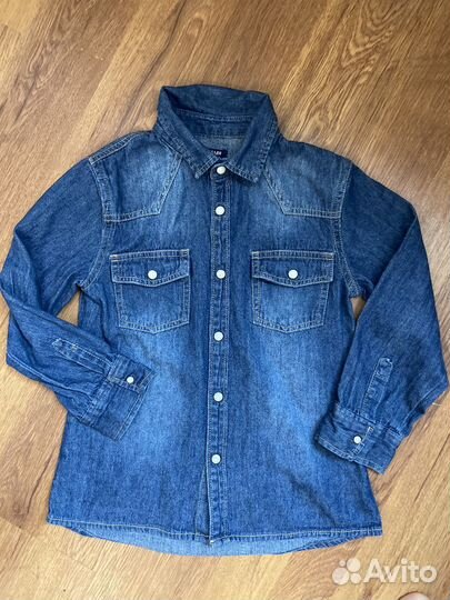 Джинсовая рубашка киаби 116