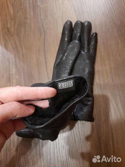 Новые перчатки женские кожаные 8 размер