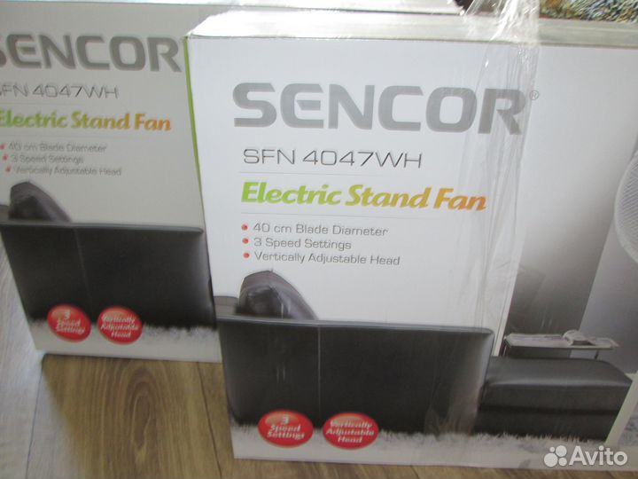 Вентилятор напольный Sencor sfn 4047. Новые