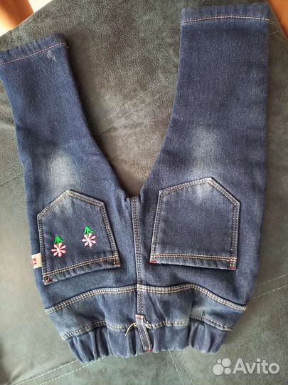 Джинсы штаны на девочку 86-92