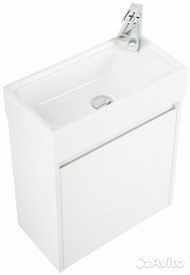 Тумба с раковиной BelBagno Kraft Mini 50R-7045-KL Bianco Opaco