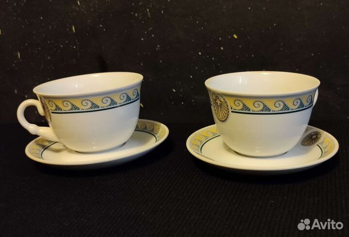 Чайный сервиз фарфор на две персоны Богдановичи