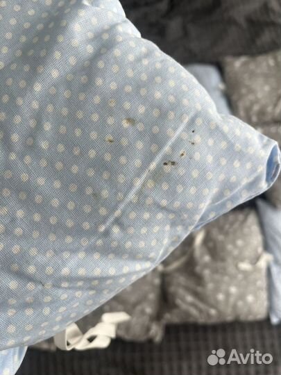 Бортики в кроватку подушки