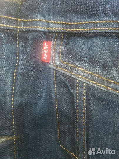 Джинсовая куртка мужская levis шерпа