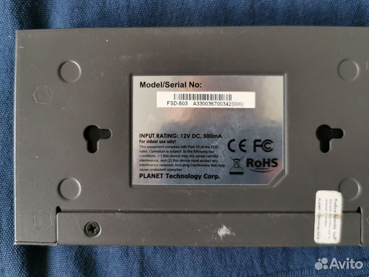 Коммутатор Planet FSD-503 новый 5 портов свитч