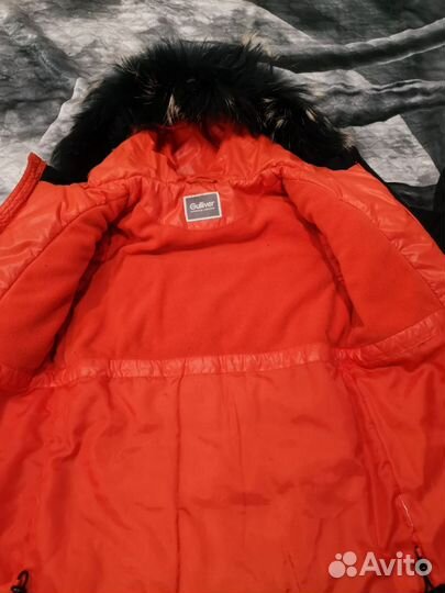 Куртка зимняя с шапкой Gulliver