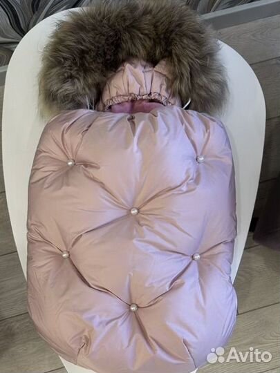 Комплект на выписку для девочки зима