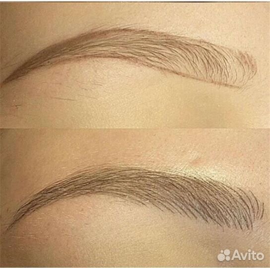 Микроблейдинг бровей, волосковая техника