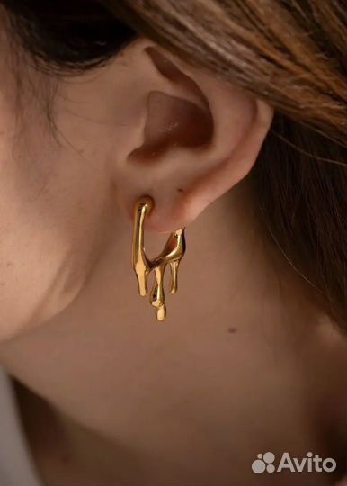 Серьги капли