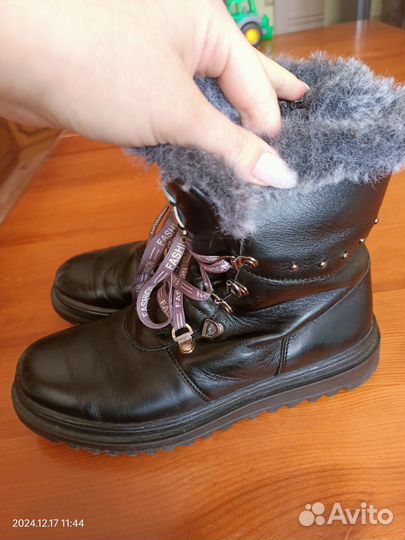 Сапоги зимние детские 35р