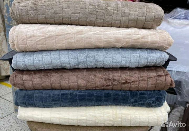 Кубики плед новый 200*220