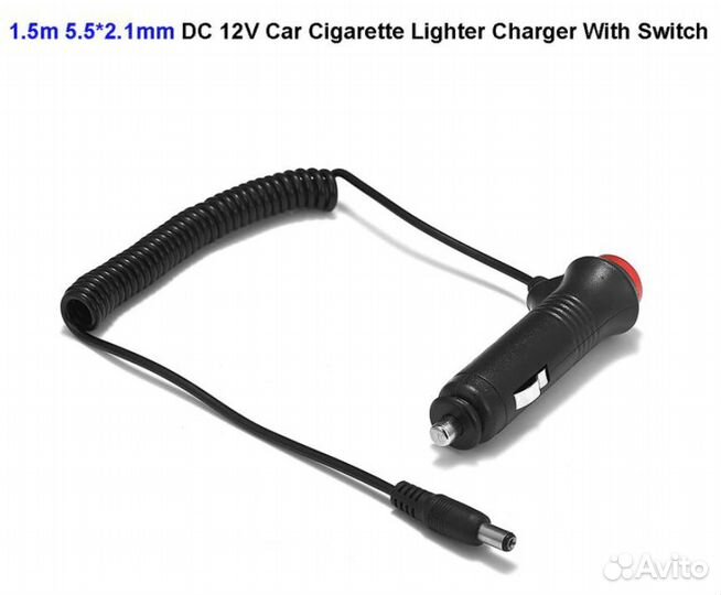 Прикуриватель с кнопкой переход на 12V