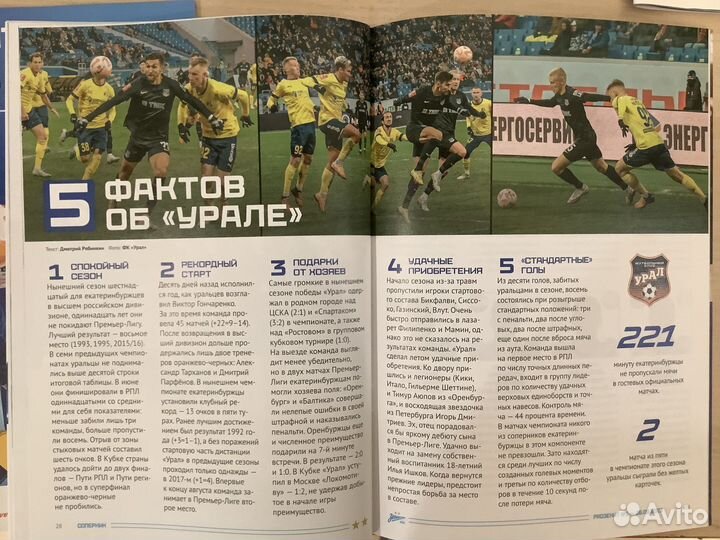 Футбольные программки Зенит