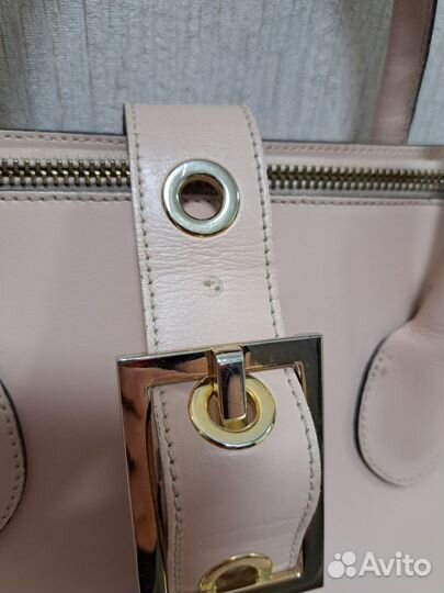 Сумка натуральная кожа My choice пудровый розовый