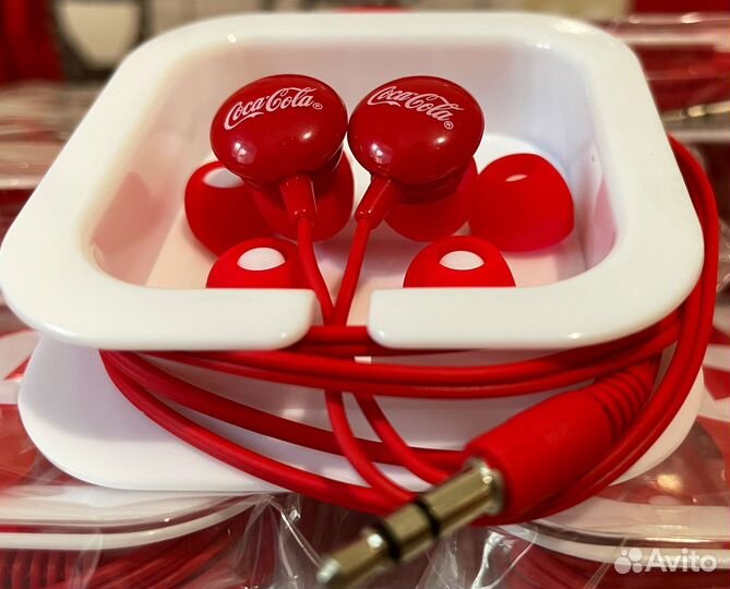 Официальные наушники Кока-кола Coca-Cola. Оптом