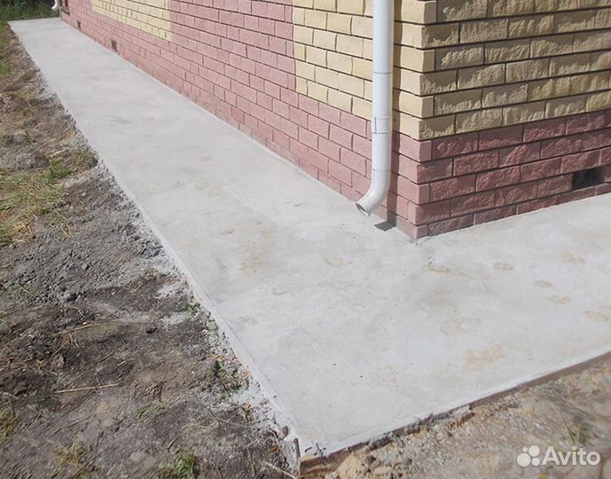 Фундамент Отмостки Бетонные работы под ключ