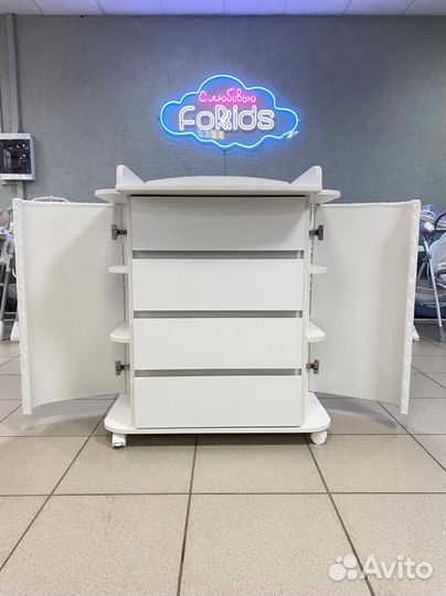 Пеленальный комод с мягкими бортами