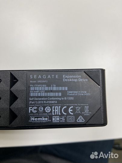 Внешний жесткий диск 3 тб