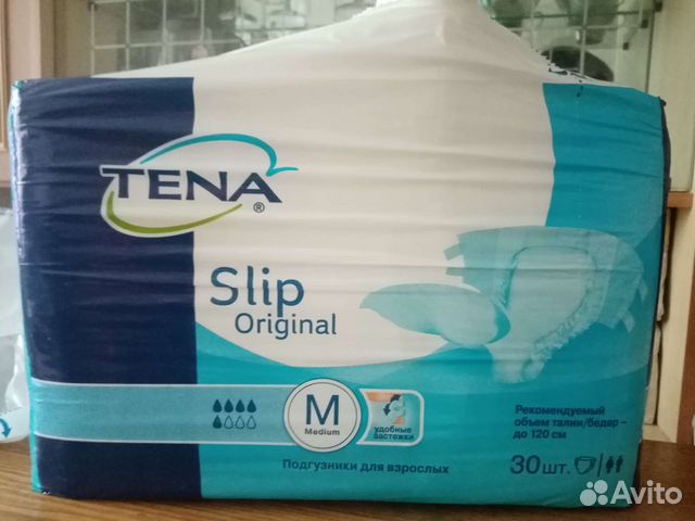 Памперсы для взрослых размер m по 30 штук