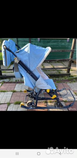 Санки коляска ника умка 3-2