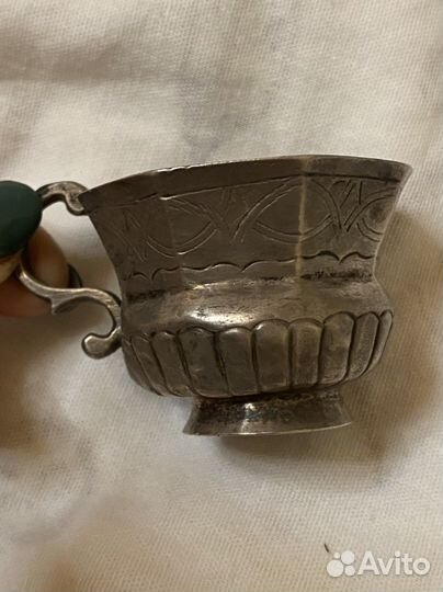 Редкая чарка, серебро 84, 1774 г