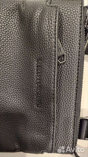 Мужская кожаная сумка кроссбоди новая