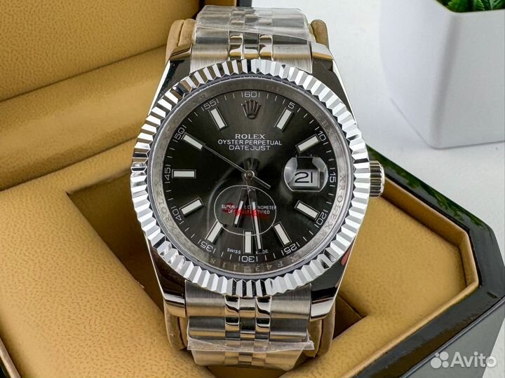 Часы Rolex datejust 41mm новые серые
