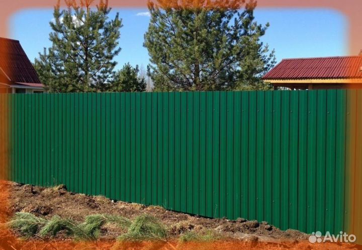 Забор из профлиста