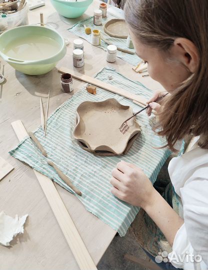 Мастер класс по керамике лепка/гончарный круг