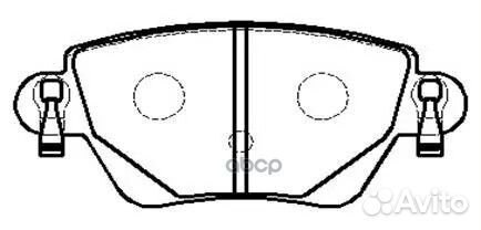 Колодки торм. зад HP9507 HSB