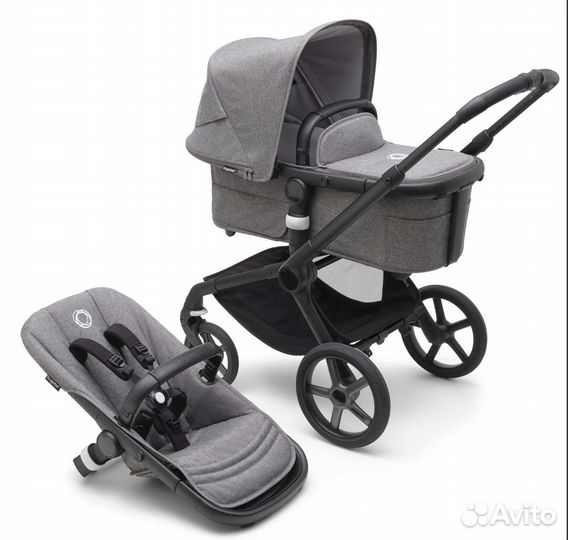 Коляска bugaboo fox 5 grey melange