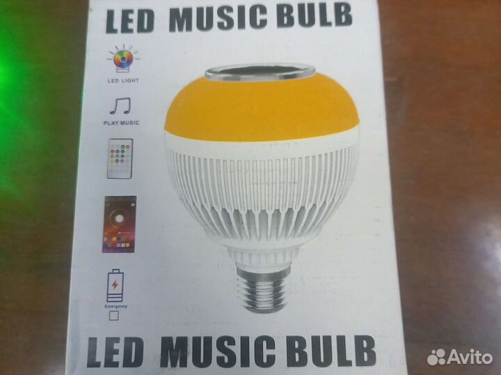 Колонка-лампа светодиодная