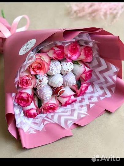 Съедобные букеты и наборы из шоколада