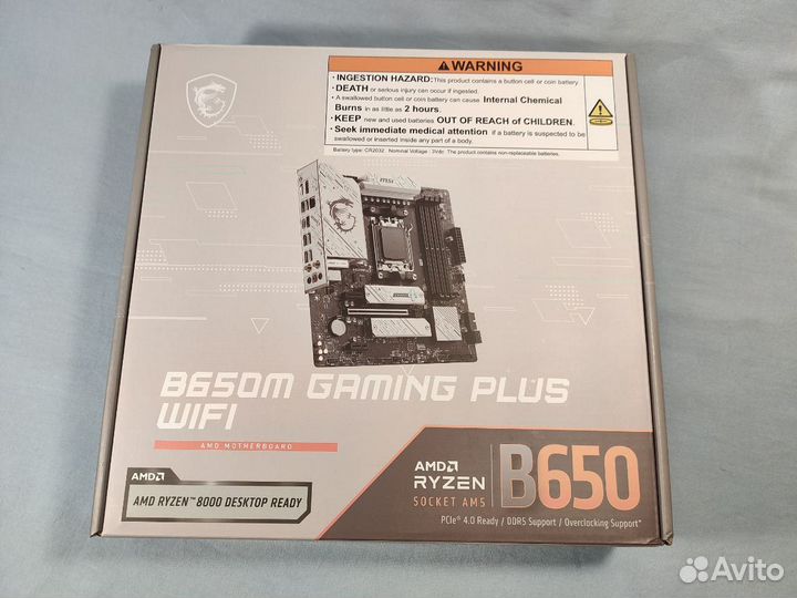 Мат. плата MSI B650M gaming plus wifi новая
